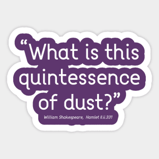 Quintessence of Dust Sticker